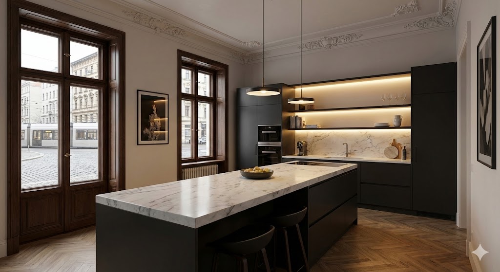 3D-Visualisierung Innenraum_Bad_Küche 3D-Visualisierung Innenraum_Bad_Küche