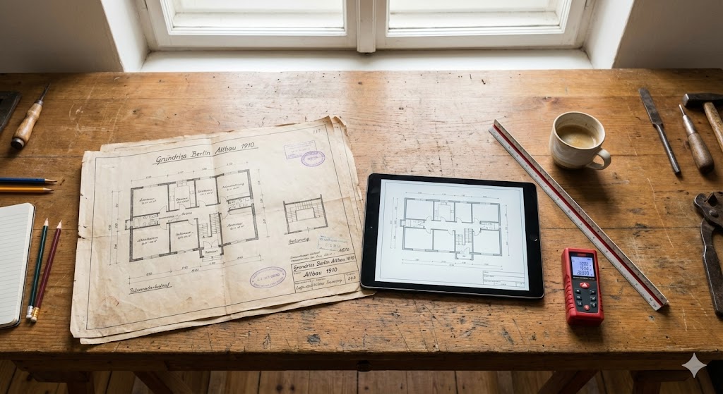 Plan + Raum_Altbau_Neubau Plan + Raum_Altbau_Neubau