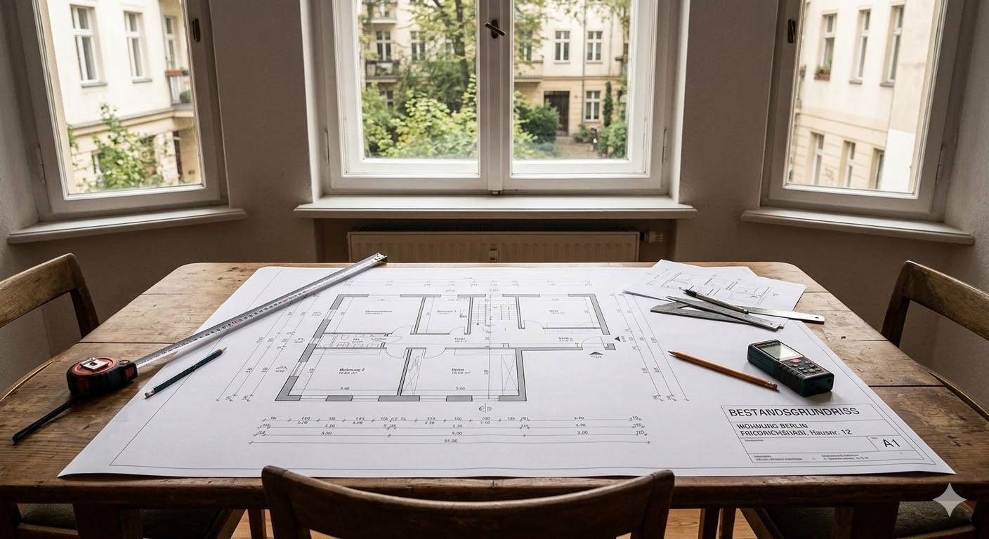 bestandsgrundriss wohnung berlin friedrichshain