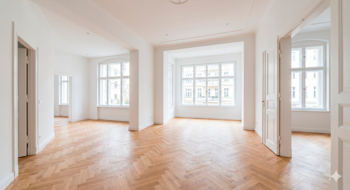 Bestandsplan Wohnung Berlin – professionelle Aufnahme für Immobilienverkauf und Exposé