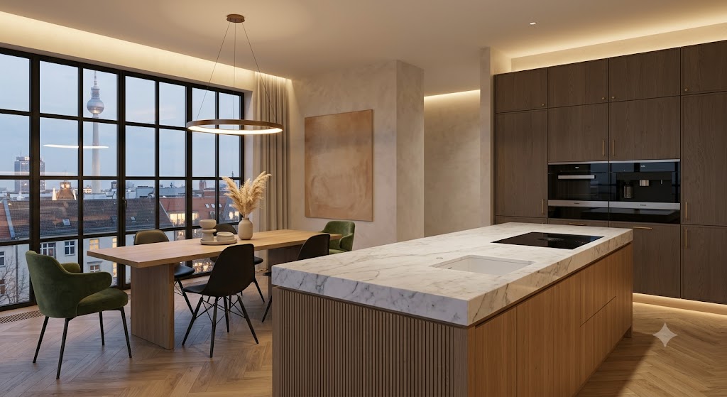 Architekturvisualisierung Berlin Exposé – Rendering Neubau für Vermarktung und Investoren
